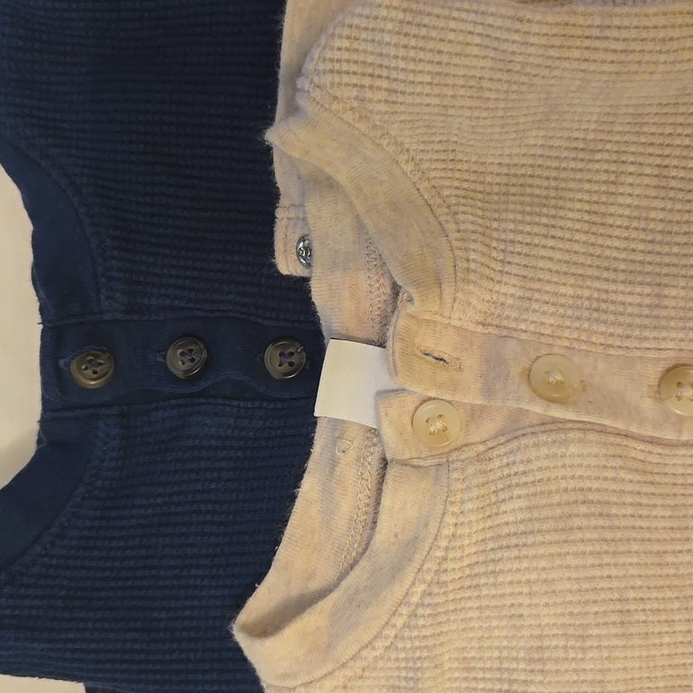 Bundle 4   Long-Sleeve Henley Waffle-Knit One-Piece for Baby  12-18  Pants